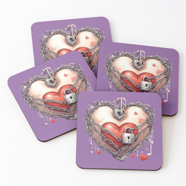 Item preview, Chain Locked Heart  designed and sold by Digiheart.