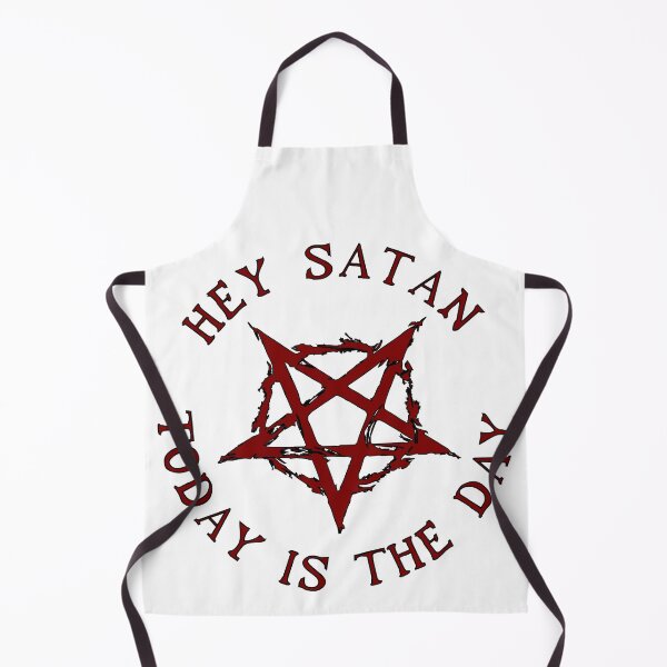 Item preview, hEy SaTaN, tOdAy Is ThE dAy (red style) designed and sold by FishEyeWorks.