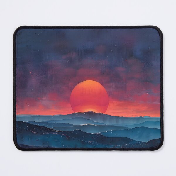 Item preview, Stunning surreal rising sun print designed and sold by dcrc.