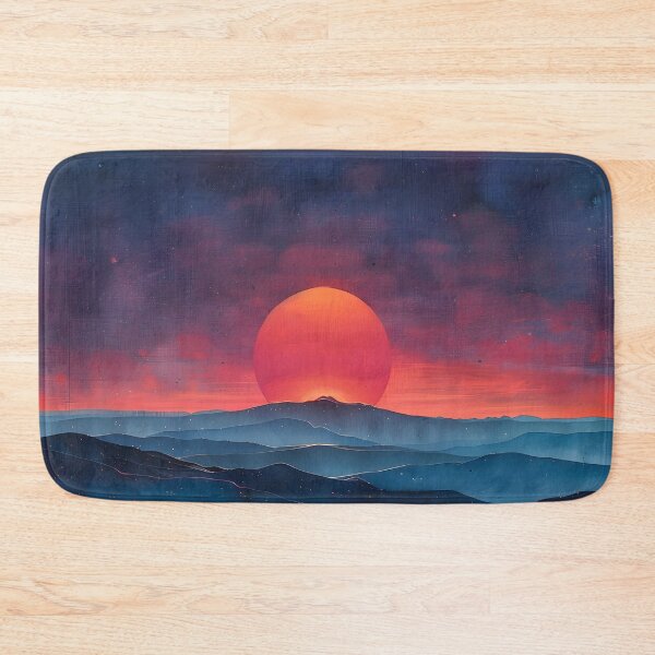 Item preview, Stunning surreal rising sun print designed and sold by dcrc.