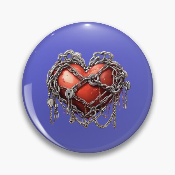 Item preview, Chain Locked Heart  designed and sold by Digiheart.