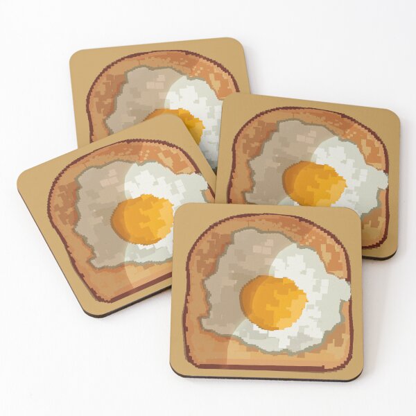 Item preview, Egg toast pixel art designed and sold by Asutip.