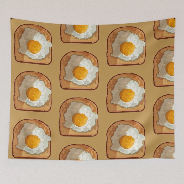 Item preview, Egg toast pixel art designed and sold by Asutip.