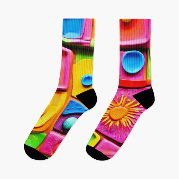 Item preview, Colorful Splash Sculpture: Cartoonish Art Style designed and sold by Health And Fitness Posts e-Store.