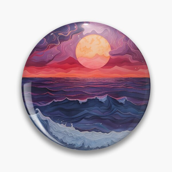 Item preview, stunning surreal rising sun print designed and sold by dcrc.