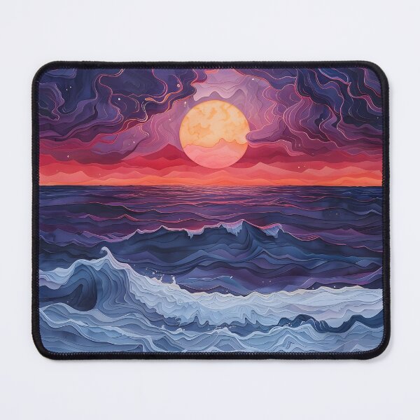 Item preview, stunning surreal rising sun print designed and sold by dcrc.