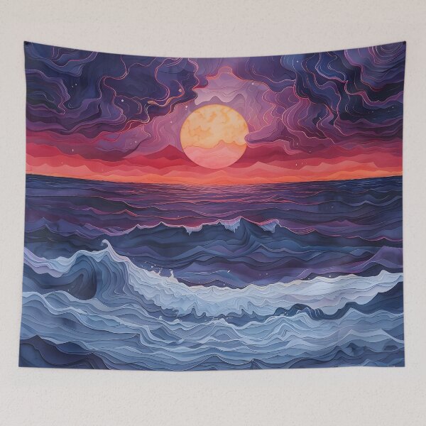 Item preview, stunning surreal rising sun print designed and sold by dcrc.