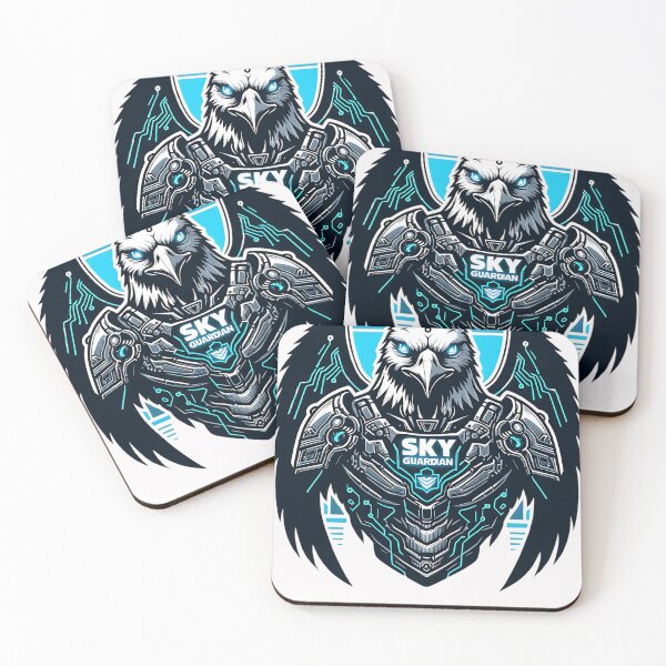 Item preview, Cybernetic Eagle Protector - Futuristic Sky Guardian Art designed and sold by TrendyGraphTees.