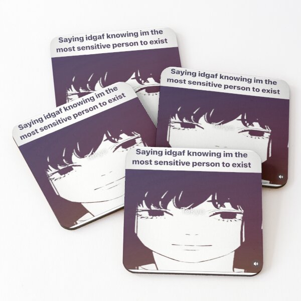 Item preview, saying idgaf knowing im the most sensitive person to exist designed and sold by cloudzer0000.