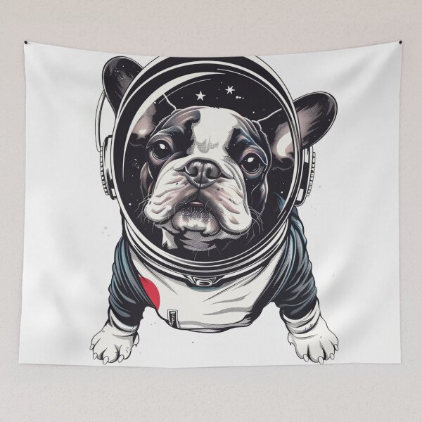 Item preview, Astro Frenchie: Galactic Pup designed and sold by EtherealShadows.