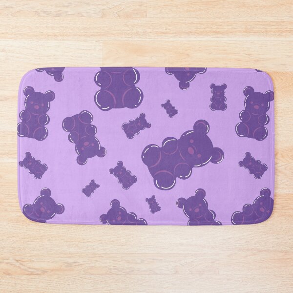 Item preview, Purple gummy bear pattern designed and sold by smalladventures.