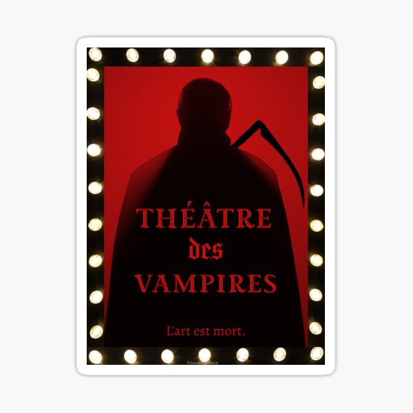 Item preview, Théâtre des Vampires - Poster 1 designed and sold by nocontextlestat.