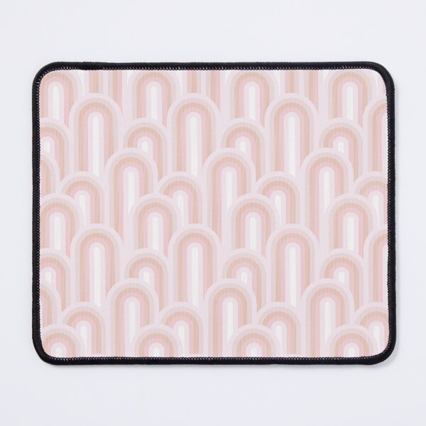 Item preview, Abstract Art Deco Geometric Rainbow / Arch pattern - pastel peach fuzz designed and sold by Dominiquevari.