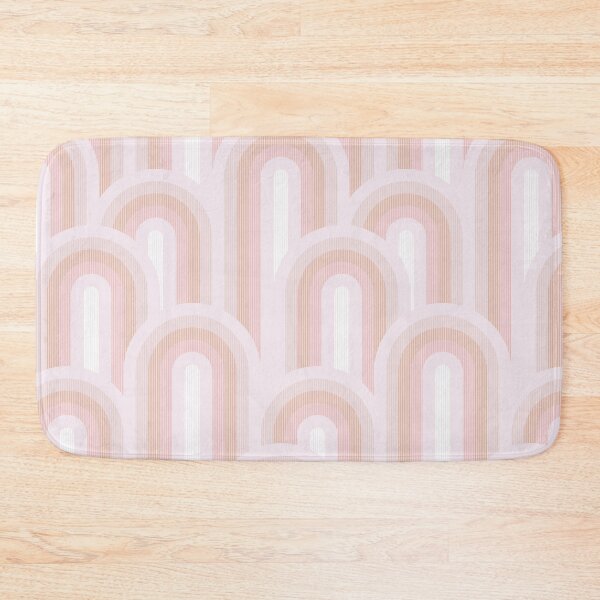 Item preview, Abstract Art Deco Geometric Rainbow / Arch pattern - pastel peach fuzz designed and sold by Dominiquevari.