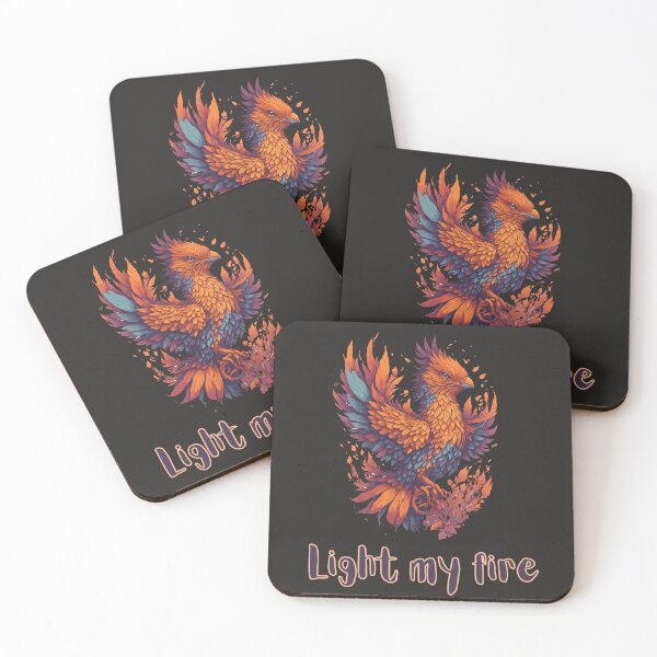 Item preview, Phoenix Firebird - Light my fire  designed and sold by ButtonBonanza.
