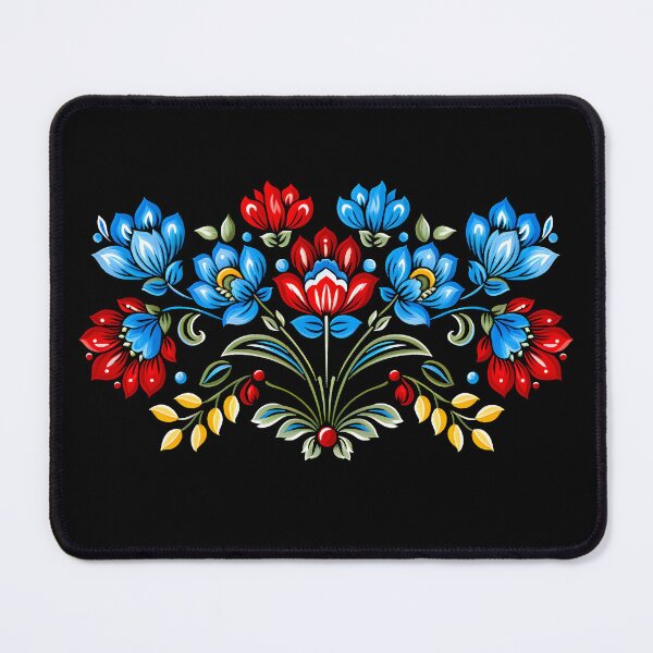 Item preview, Folk Flowers embroidery,Folk Art design designed and sold by xiao xuans.