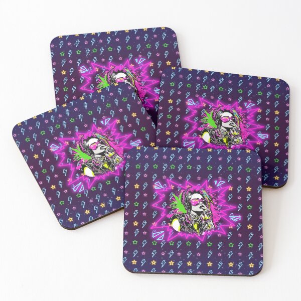Item preview, GIRL PUNK NEON designed and sold by MY COLORING DRAW.