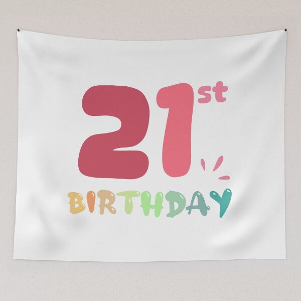 Item preview, Happy 21st Birthday designed and sold by SimpleP.