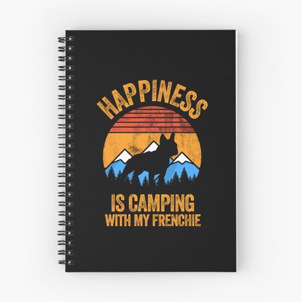 Item preview, Classic Happiness Is Camping With My Frenchie designed and sold by Guarddogdrive.