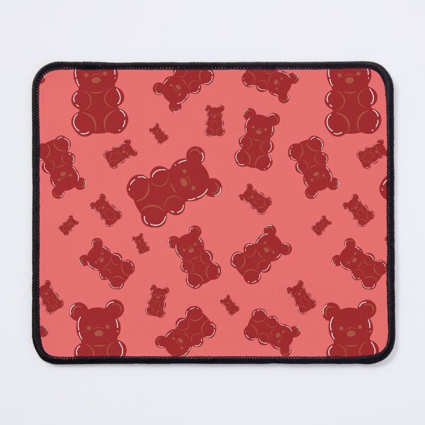 Item preview, Red gummy bear pattern designed and sold by smalladventures.