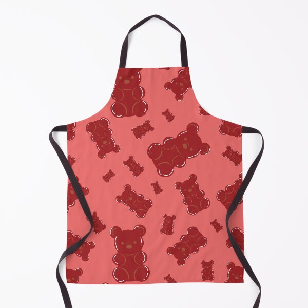 Item preview, Red gummy bear pattern designed and sold by smalladventures.