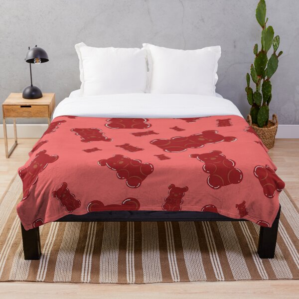 Item preview, Red gummy bear pattern designed and sold by smalladventures.