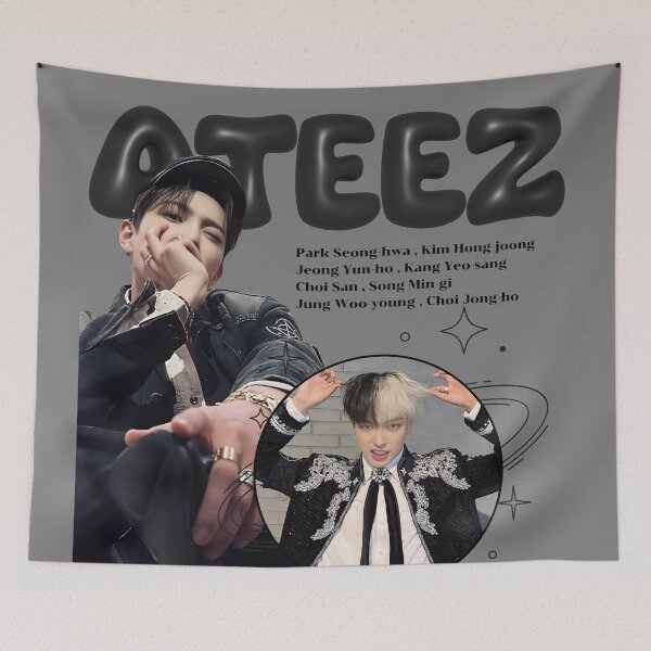 Item preview, HONGJOONG Ateez KPOP designed and sold by jaofnn.