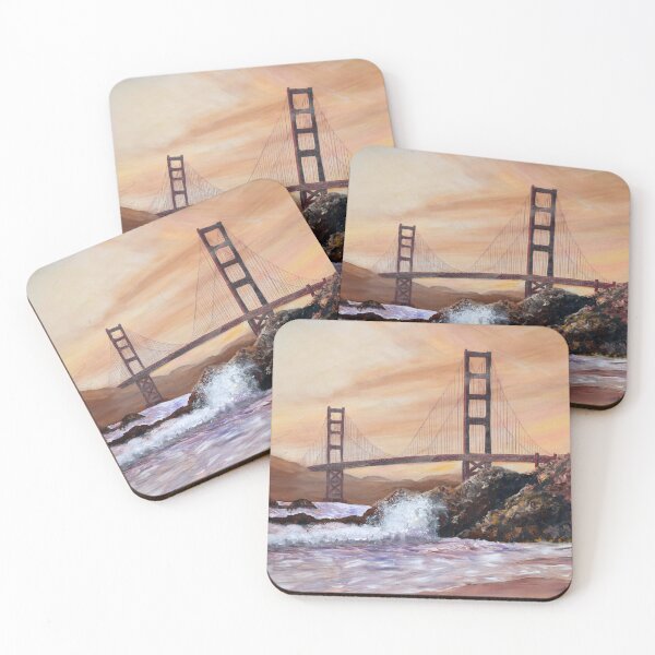 Item preview, Golden Gate Bridge at Sunset designed and sold by Jean Lazar.