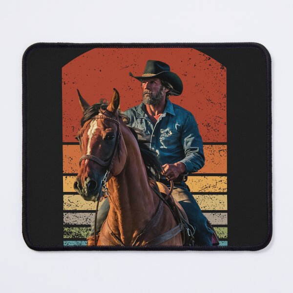 Item preview, Sunset Cowboy - Western Rodeo Rider Silhouette Art designed and sold by TrendyGraphTees.