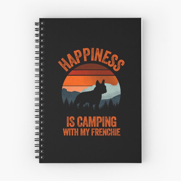 Item preview, Sunset Happiness Is Camping With My Frenchie designed and sold by Guarddogdrive.