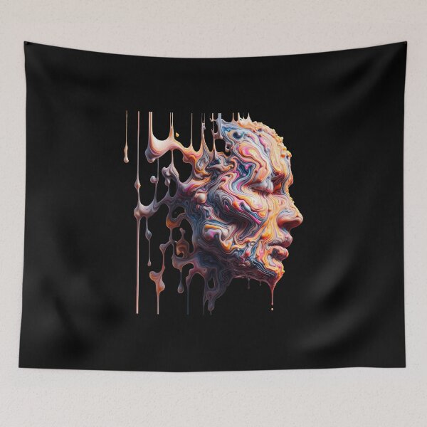 Item preview, Melting Face designed and sold by Bruno Torres | PsyWear.