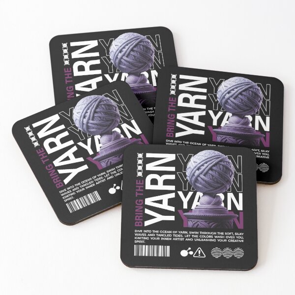 Item preview, Yarn Urban Y2K Streetwear Yarnaholic Funny designed and sold by Lelijo.