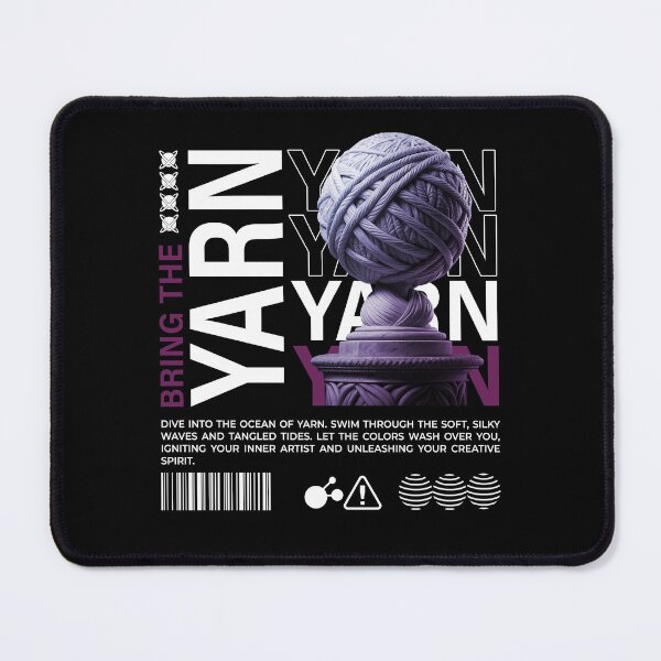 Item preview, Yarn Urban Y2K Streetwear Yarnaholic Funny designed and sold by Lelijo.