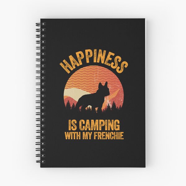 Item preview, Wavy Happiness Is Camping With My Frenchie designed and sold by Guarddogdrive.