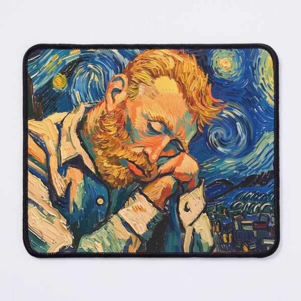Item preview, Boredom | Painting in the style of Vincent van Gogh designed and sold by ComicsFactory.