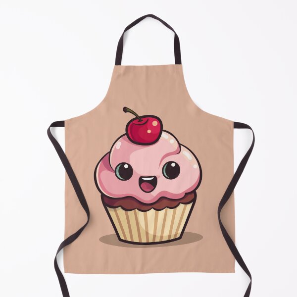 Item preview, Funny Pink Smiled Cupcake designed and sold by RadzioDesigns.