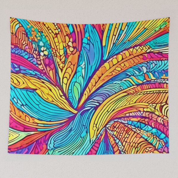Item preview, Dramatic Colors Pattern: Cool Tones designed and sold by Health And Fitness Posts e-Store.