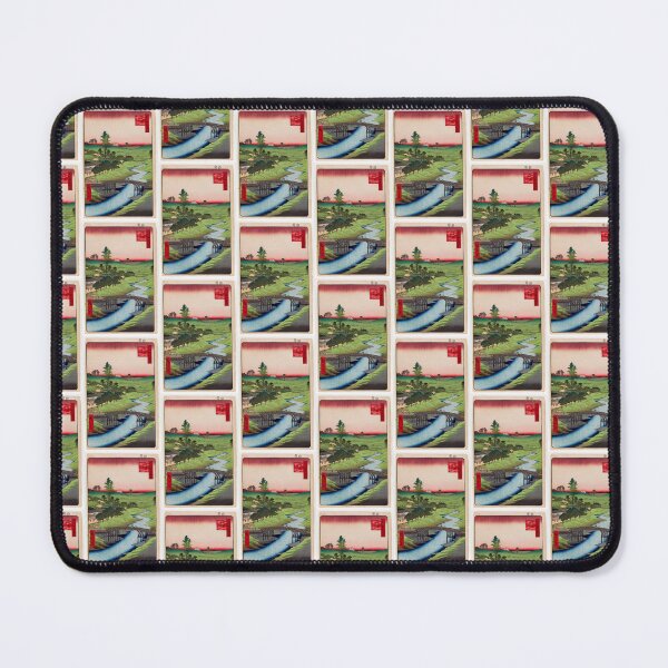 Item preview, Furukawa River, Hiroo, No. 22 in One Hundred Famous Views of Edo Utagawa Hiroshige | Japanese Ukiyo-e Woodblock prints by Utagawa Hiroshige. designed and sold by TeeARTHY.