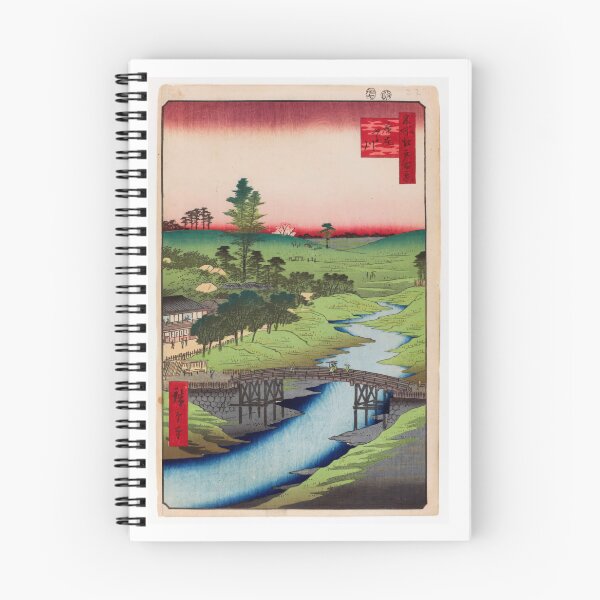Item preview, Furukawa River, Hiroo, No. 22 in One Hundred Famous Views of Edo Utagawa Hiroshige  | Japanese Ukiyo-e  Woodblock prints by Utagawa Hiroshige. designed and sold by TeeARTHY.