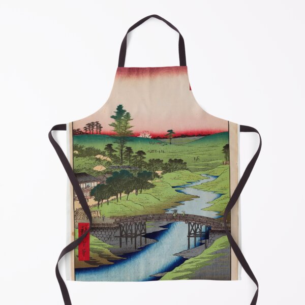 Item preview, Furukawa River, Hiroo, No. 22 in One Hundred Famous Views of Edo Utagawa Hiroshige | Japanese Ukiyo-e Woodblock prints by Utagawa Hiroshige. designed and sold by TeeARTHY.