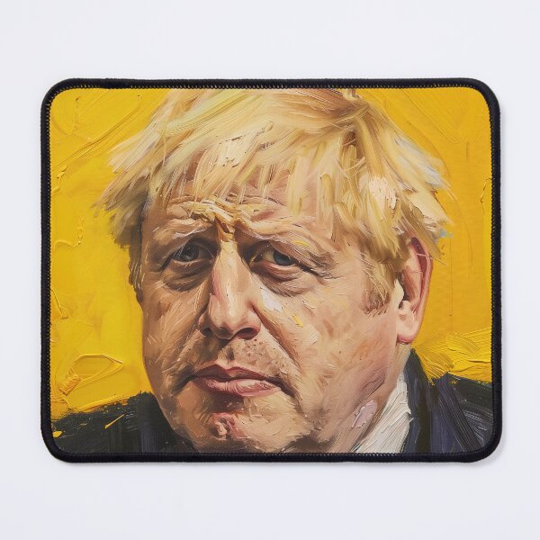 Item preview, Boris Johnson | Painting in the style of Vincent van Gogh designed and sold by ComicsFactory.