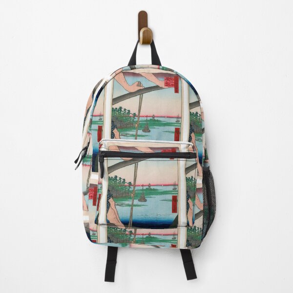 Item preview, Haneda Ferry and Benten Shrine (Haneda no Watashi Benten), No. 72 from One Hundred Famous Views of Edo Utagawa Hiroshige | Japanese Ukiyo-e  Woodblock prints by Utagawa Hiroshige. designed and sold by TeeARTHY.