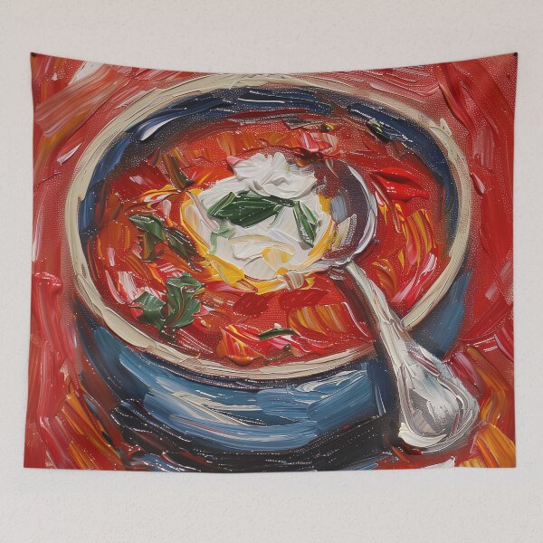 Item preview, Borscht | Painting in the style of Vincent van Gogh designed and sold by ComicsFactory.