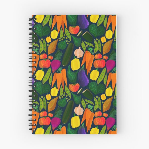 Item preview, Vegetable Pattern Navy designed and sold by melanieviens.