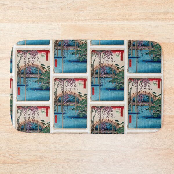 Item preview, Inside Kameido Tenjin Shrine (Kameido Tenjin Keidai), No. 65 from One Hundred Famous Views of Edo Utagawa Hiroshige| Japanese Ukiyo-e  Woodblock prints by Utagawa Hiroshige. designed and sold by TeeARTHY.