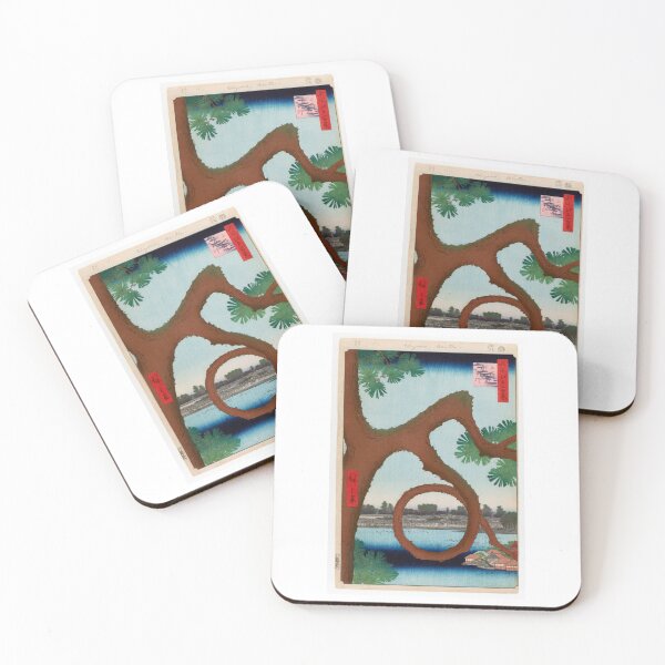 Item preview, Moon Pine, Ueno, No. 89 from One Hundred Famous Views of Edo Utagawa Hiroshige | Japanese Ukiyo-e  Woodblock prints by Utagawa Hiroshige. designed and sold by TeeARTHY.