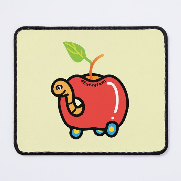 Item preview, Apple cart worm designed and sold by fluffyfamcraft.