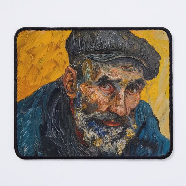 Item preview, Bosnian man | Painting in the style of Vincent van Gogh designed and sold by ComicsFactory.