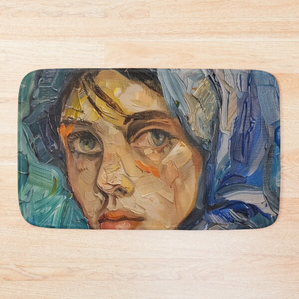 Item preview, Bosnian woman | Painting in the style of Vincent van Gogh designed and sold by ComicsFactory.