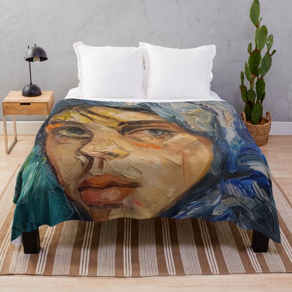 Item preview, Bosnian woman | Painting in the style of Vincent van Gogh designed and sold by ComicsFactory.